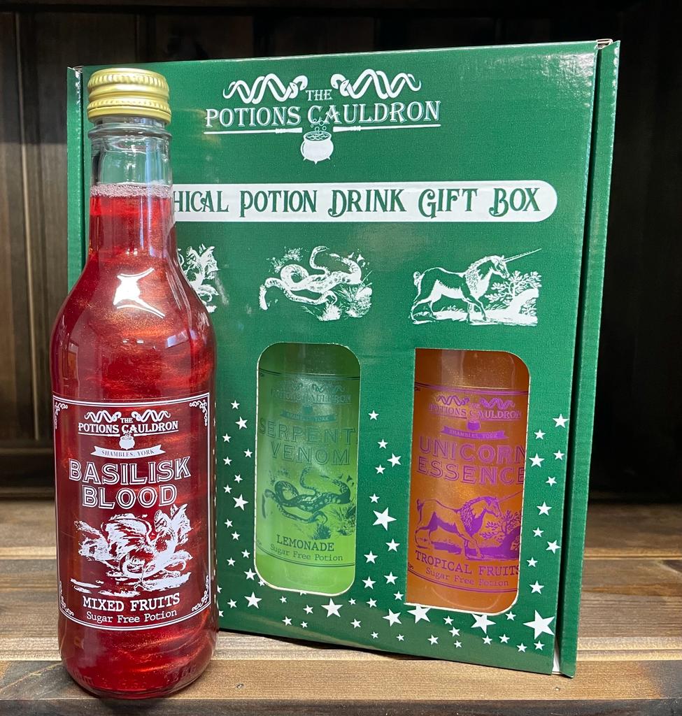 Picture of A Mythical Drinkable Potions Gift Box | 3 x 33cl Sugar Free Soft Drinks