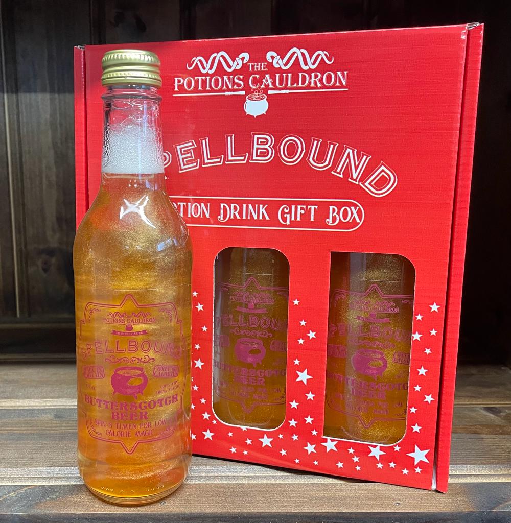 Picture of A Spellbound Butterscotch Beer Potion Gift Box | 3 x 33cl Soft Drinks