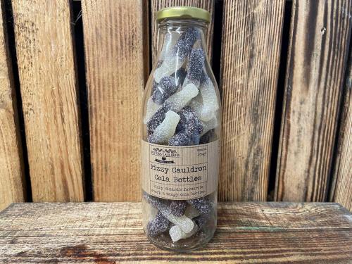 Picture of Fizzy Wizard Cauldron Cola Bottles | Sweet Jars